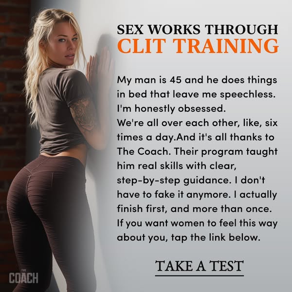 This ad uses a testimonial to promote a program called "The Coach", claiming to teach men skills that will imp