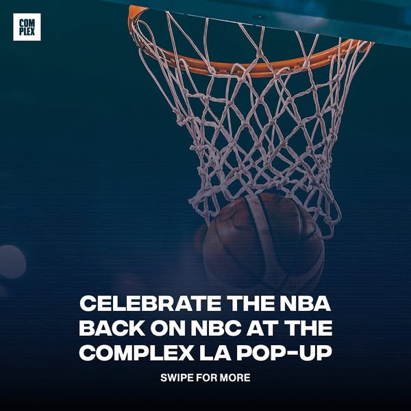 NBA on NBC and Peacock ad