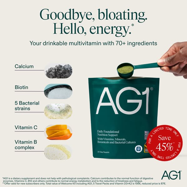 AG1 by Athletic Greens ad