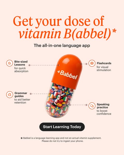 Babbel ad