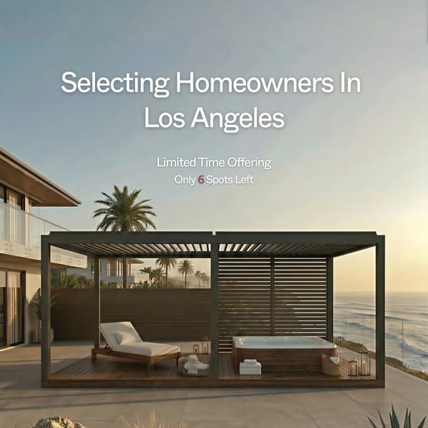 An image ad for luxury home improvement and renovation services, specifically geared towards homeowners in the Los Angel