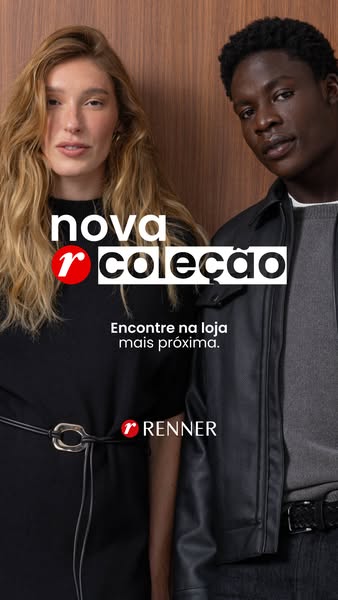 Ad for Renner promoting their new collection featuring a diverse set of models.