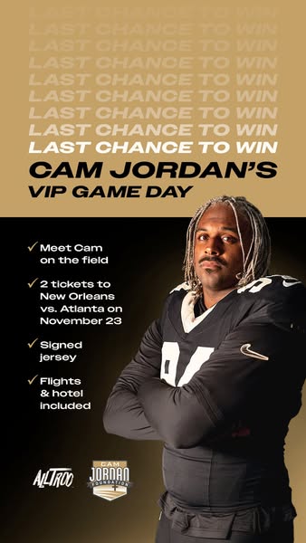 Cam Jordan ad