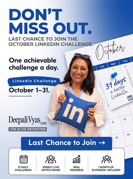 Elite Recruiter - Deepali Vyas ad