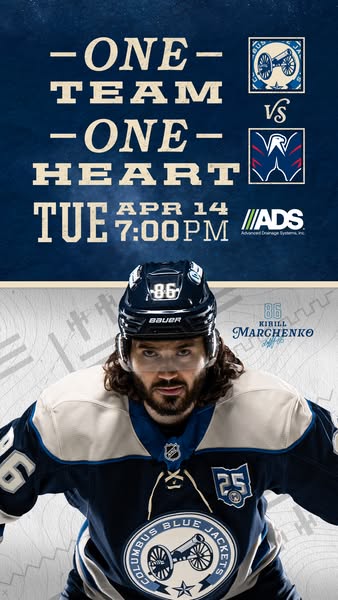 Columbus Blue Jackets ad