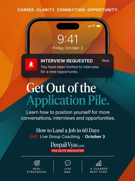 Elite Recruiter - Deepali Vyas ad