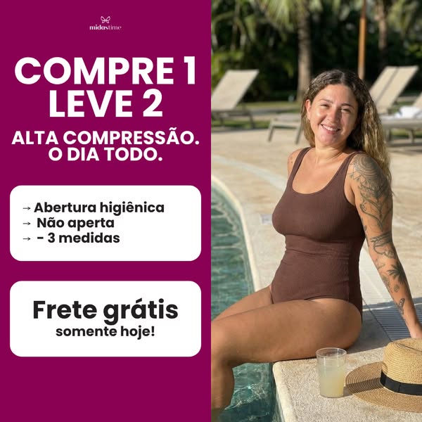 The image ad promotes Midas Time shapewear with a buy-one-get-two offer and free shipping. A woman is shown wearing the 