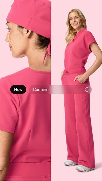 This image ad features a split screen showcasing the product and its new color. On the left is a close up of the product