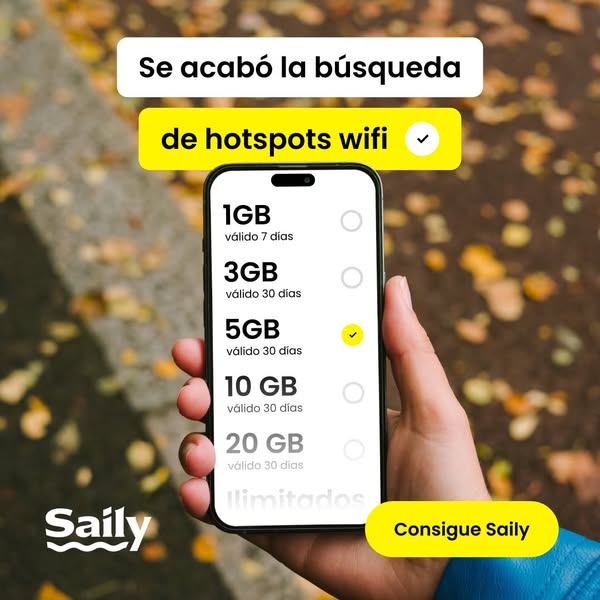 Saily eSIM ad