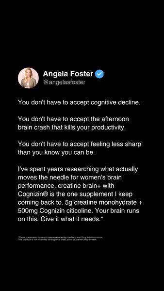 Angela Foster ad