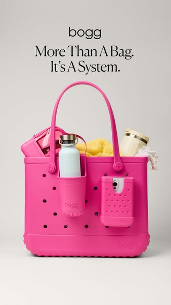 Ad for Bogg brand bags.