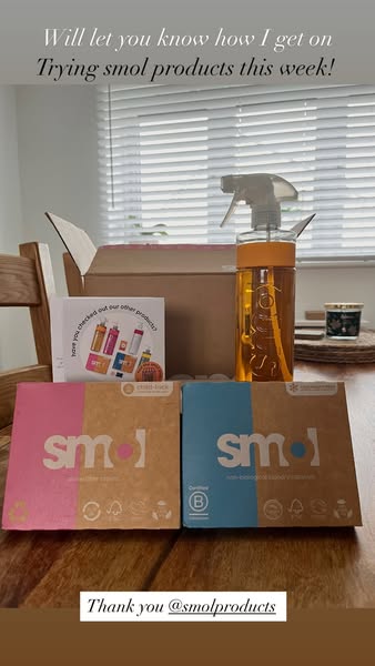 A customer shares that they will be trying smol products this week.