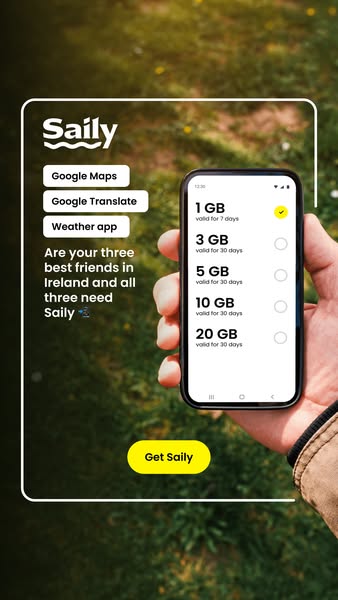 Saily eSIM ad