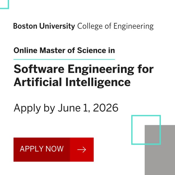 This static image ad for Boston University College of Engineering promotes their online Master of Science in Software En