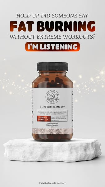 The image ad asks viewers if they would like to burn fat without extreme workouts. The ad features the Happy Mammoth Met