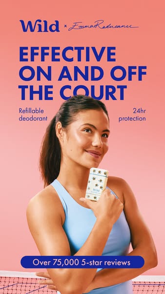 Emma Raducanu ad