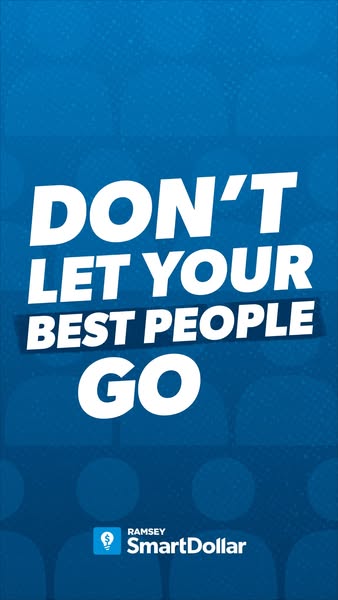 This image ad for Ramsey SmartDollar presents the problem of employee turnover by stating "Don't let your best 