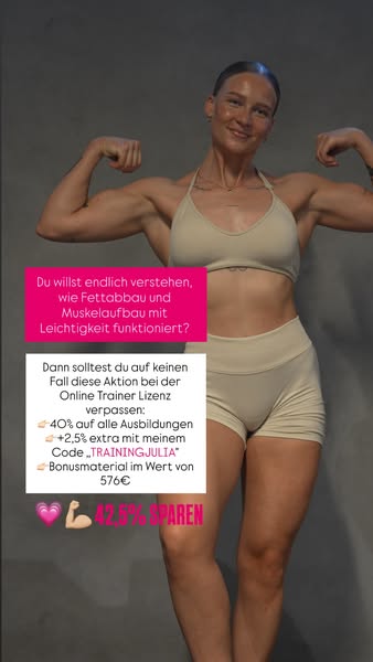 Fit mit Julia - Das Online Fitness Coaching ad
