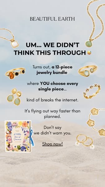 Beautiful Earth Jewelry ad