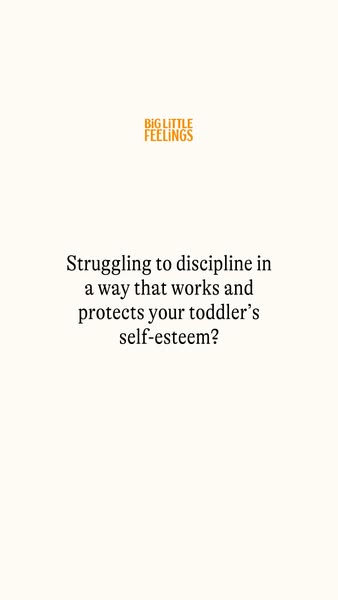 This ad uses a question to grab the attention of parents who are struggling with toddler discipline and highlights the b