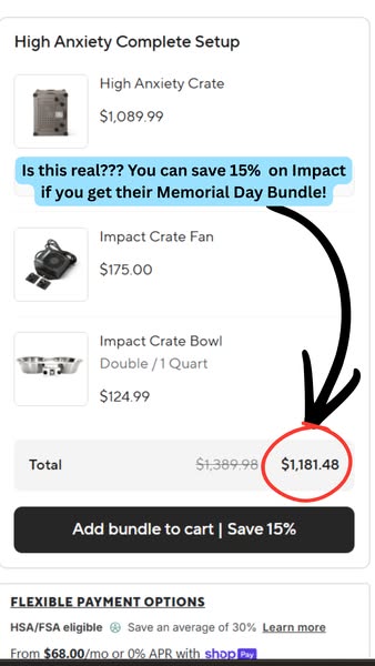 Impact Dog Crates ad