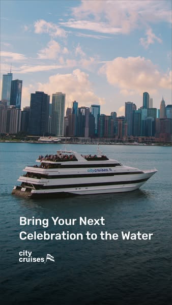 An image ad for City Cruises promotes celebration events hosted on their boats. The ad features a modern cruise ship on 