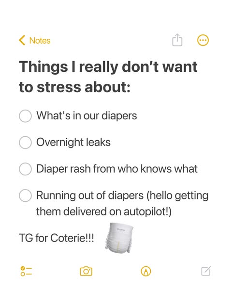 Coterie Baby ad