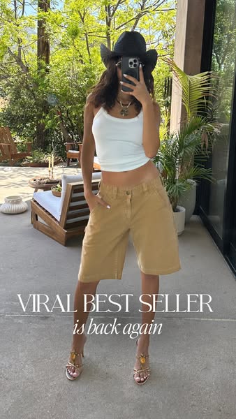 This ad uses a selfie-style image to promote the product with a headline about the product's popularity and return.