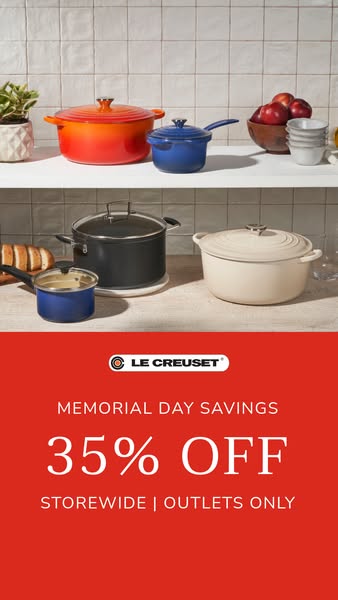 Le Creuset ad