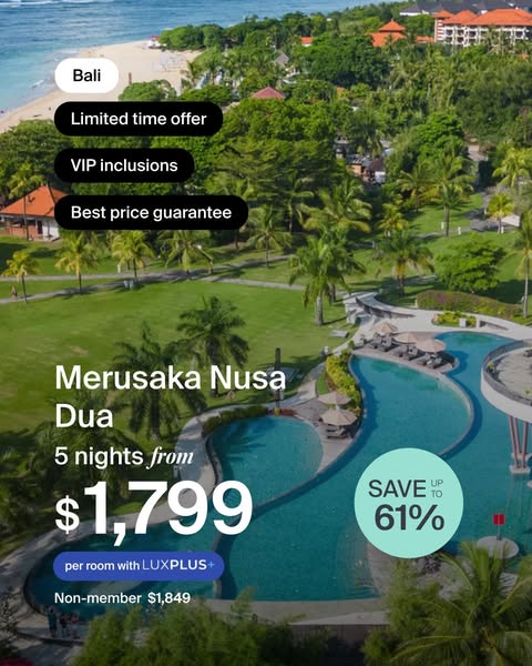 Luxury Escapes ad