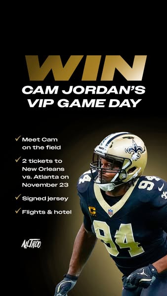Cam Jordan ad
