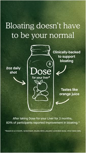 This image ad speaks directly to people who experience bloating by suggesting that it doesn't have to be their norma