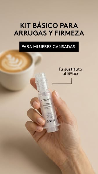 This ad promotes a skincare product for reducing wrinkles and increasing firmness, particularly targeting tired women as