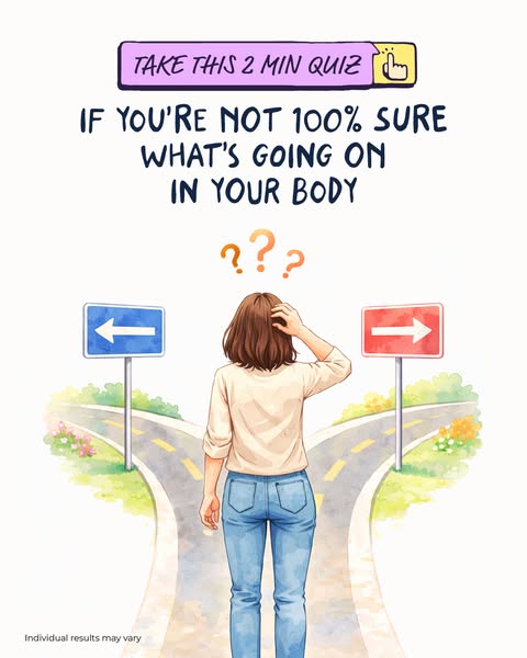 This ad uses the image of a woman at a fork in the road, as well as question marks over her head, to illustrate the need