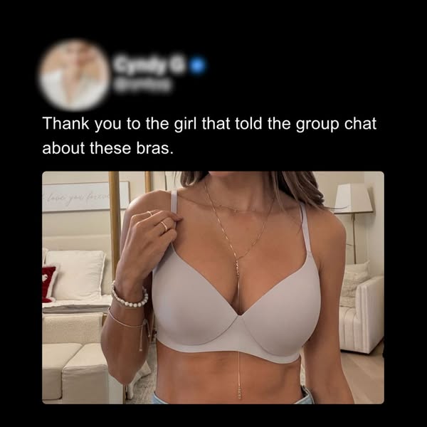 This ad features a social media post from a user named Cyndy G, expressing gratitude for being informed about a particul