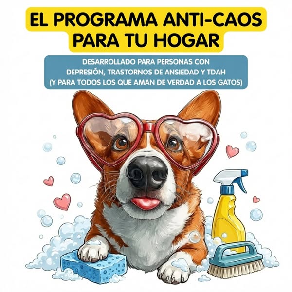 This ad features a cartoon dog wearing heart-shaped glasses surrounded by bubbles. The ad also features a sponge, spray 
