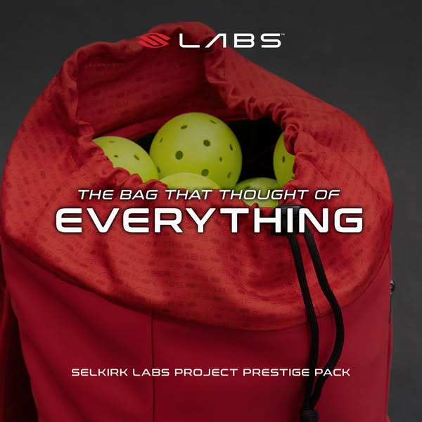 This image ad highlights the Selkirk Labs Project Prestige Pack, emphasizing its comprehensive design with the headline 