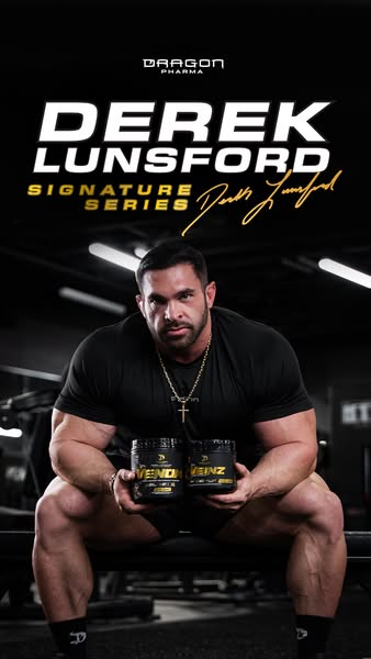 IFBB PRO Derek Lunsford LLC ad