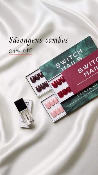 An ad for Switch Nails promoting a deal on a variety of nail colors and nail polish.