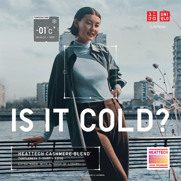 Uniqlo Australia ad