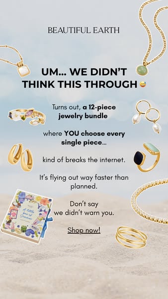 Beautiful Earth Jewelry ad