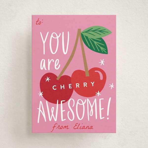 An image advertisement featuring illustrated cherries along with text that tells the user that they are cherry awesome.