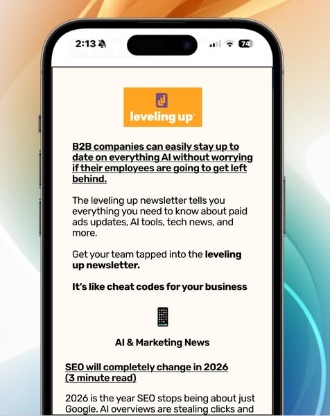 Leveling Up ad