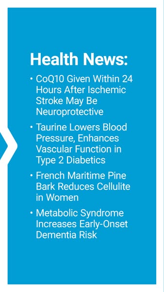 This ad is designed to look like a news feed, and it lists several health-related news items.