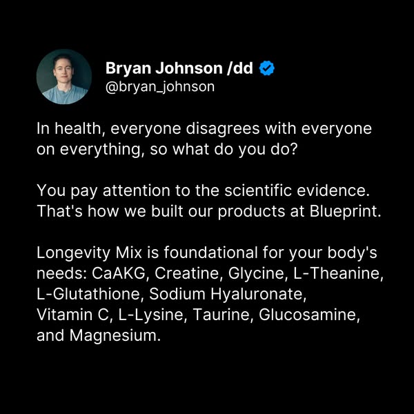 Bryan Johnson ad