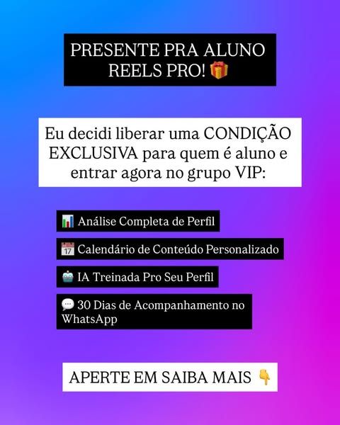 Rafael Bem Reels Pro ad