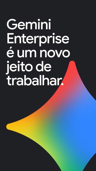 This ad introduces Gemini Enterprise, presented as a new way of working.
