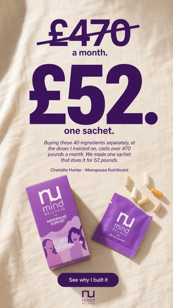 Charlotte Hunter Nutrition ad