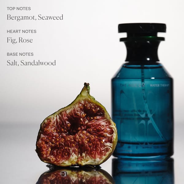 This ad promotes a fragrance from THE ARCHIPELAGO COMPANY, highlighting its unique blend of scents reminiscent of the se