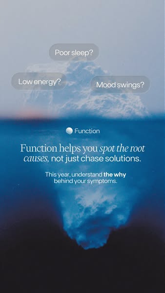 This ad identifies common symptoms that people experience, such as poor sleep, low energy, and mood swings, and suggests
